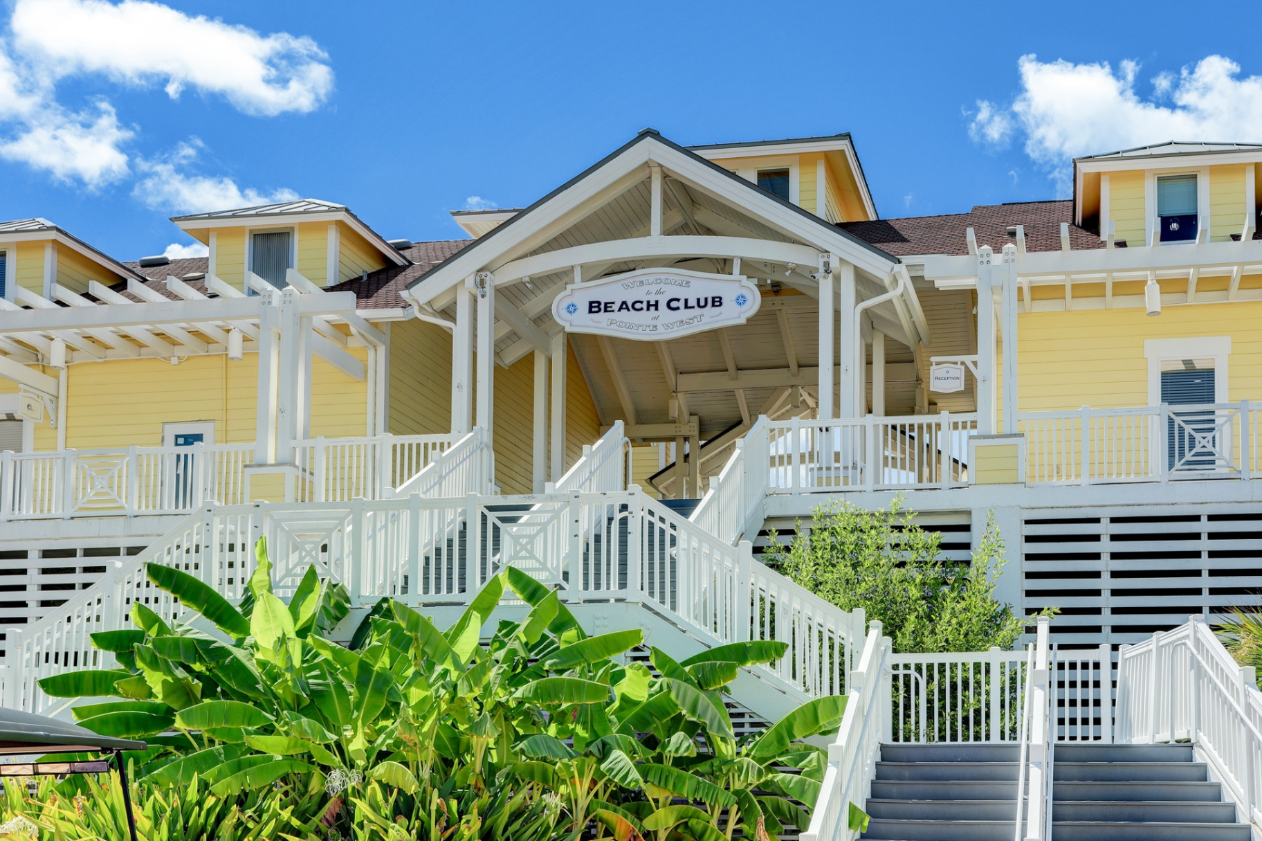 Beach Club at Pointe West entrance