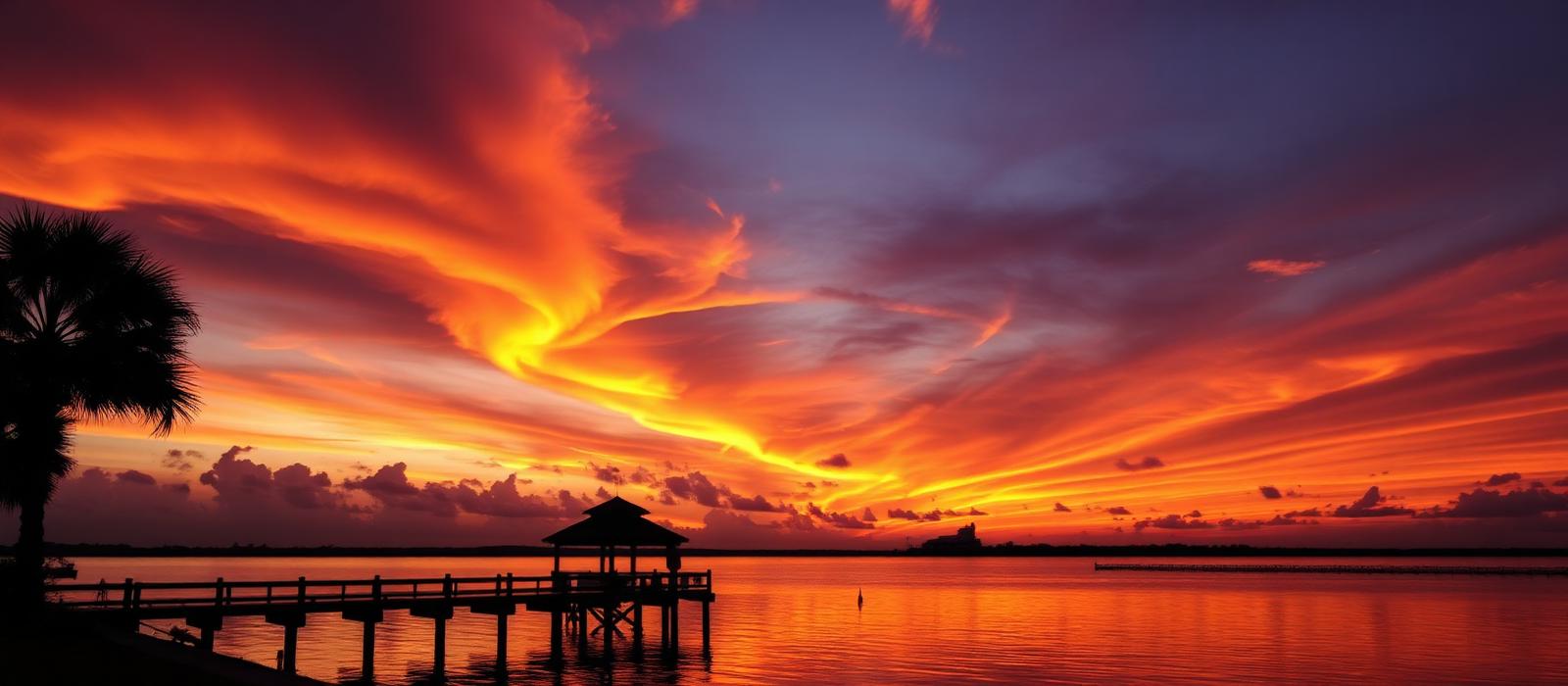 Bay sunset